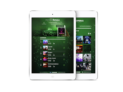 heineken festival famous for Ultra Music Festival iPad layout