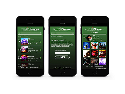 heineken festival famous for Ultra Music Festival iPhone layout