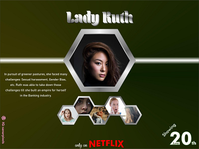 Lady Ruth design motivv motivvchallenge movie poster poster