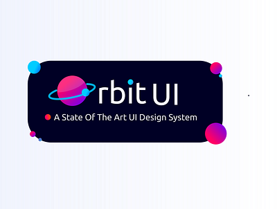 OrbitUI branding design illustration ui ux web