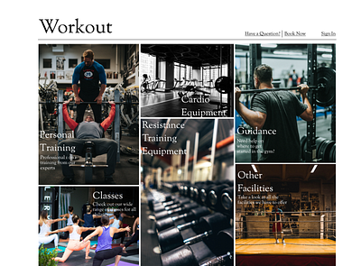 Gym Homepage clean design figma gym homepage minimalism photoshop simple ui ux web design website workout