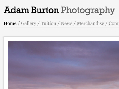 Adam Burton Homepage Full photography rockwell