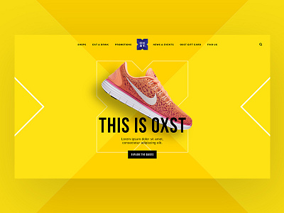 OXST Concept concept layout oxford street page shop ui ux web website