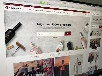 Wine shop design commerce design magento responsive ui ux webdesign
