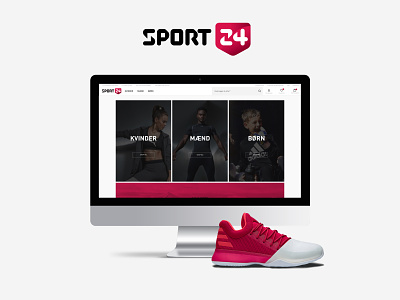 Redesign sport24.dk commerce ecommerce magento ux ux ui web webshop website wed design