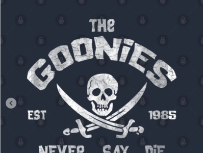 Goonies T-Shirt 1980s 80s 80s movies chunk goonies goonies never die never say die one eyed willie pirate treasure pirates sloth t shirt the goonies treasure map vintage