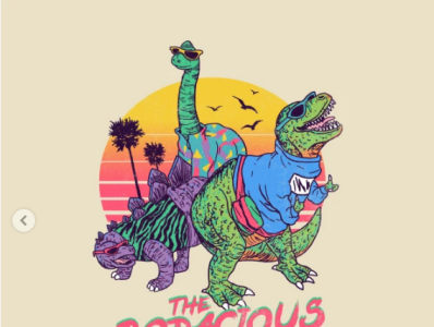 Dinosaurs T-Shirt 80s aesthetic beach brontosaurus dino dinosaurs rbrow retro stegosaurus summer sunglasses t rex t shirt tyrannosaurus vintage