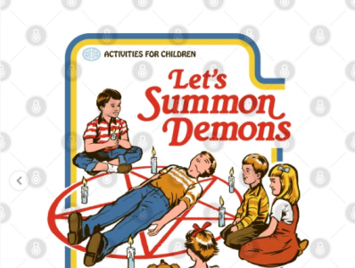 Demons T-Shirt creepy demons devil devil worship evil children hail satan halloween hell horror ouija board rbrow ritual satanism scary witch