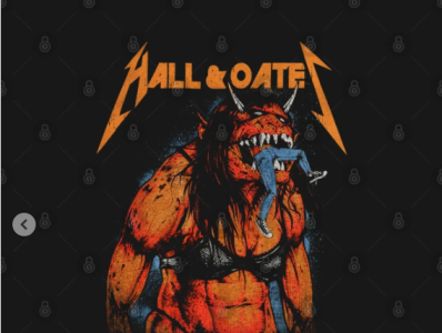 Hall And Oates T-Shirt 80s beast hall and oates hall and oates masken heavy metal maneater metal monster music musician oates poprock rbrow rock t shirt