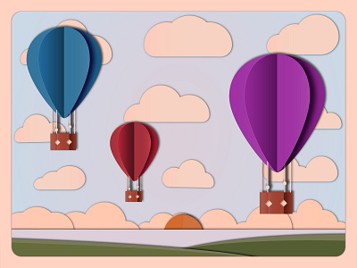 card with balloons