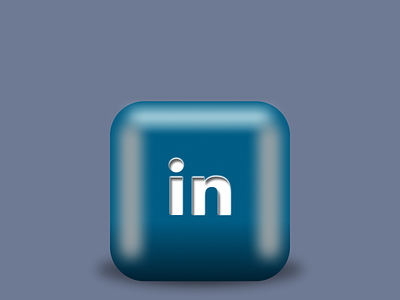 LinkedIn 3D icon