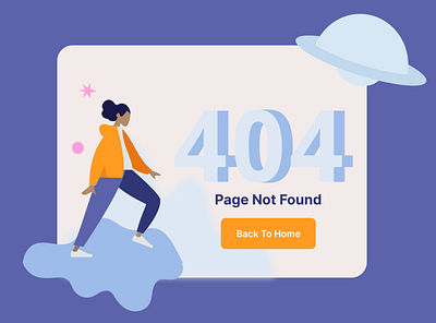 DailyUI 08 - 404 Page daily ui design design illustration ui ux