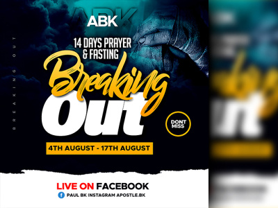 CHURCH SOCIAL MEDIA FLYER TEMPLATE