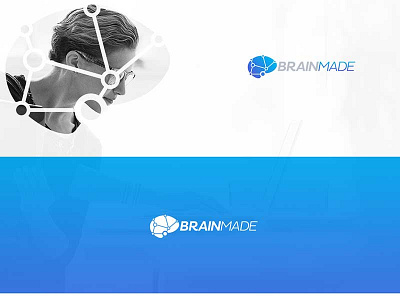 Brainmade Logo brain design dot html icon logo product design react ui ux vector wordpress