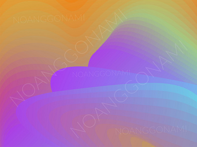 Wavy abstract background vector illustration