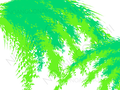 Green bamboo leaf vector Background abstract illustration