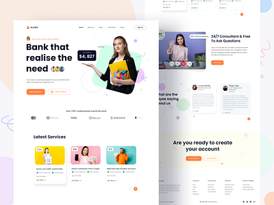 A L A B S || Commercial Bank Landing Page