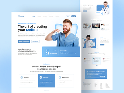 A L A B S || Dental Clinic Landing Page