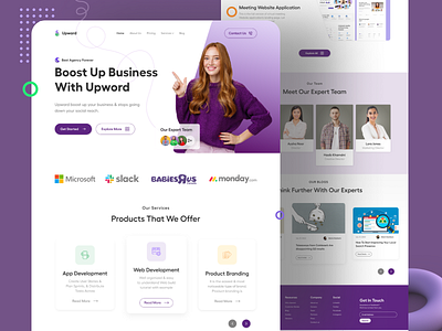 Business Agency || Landing Page Exploration