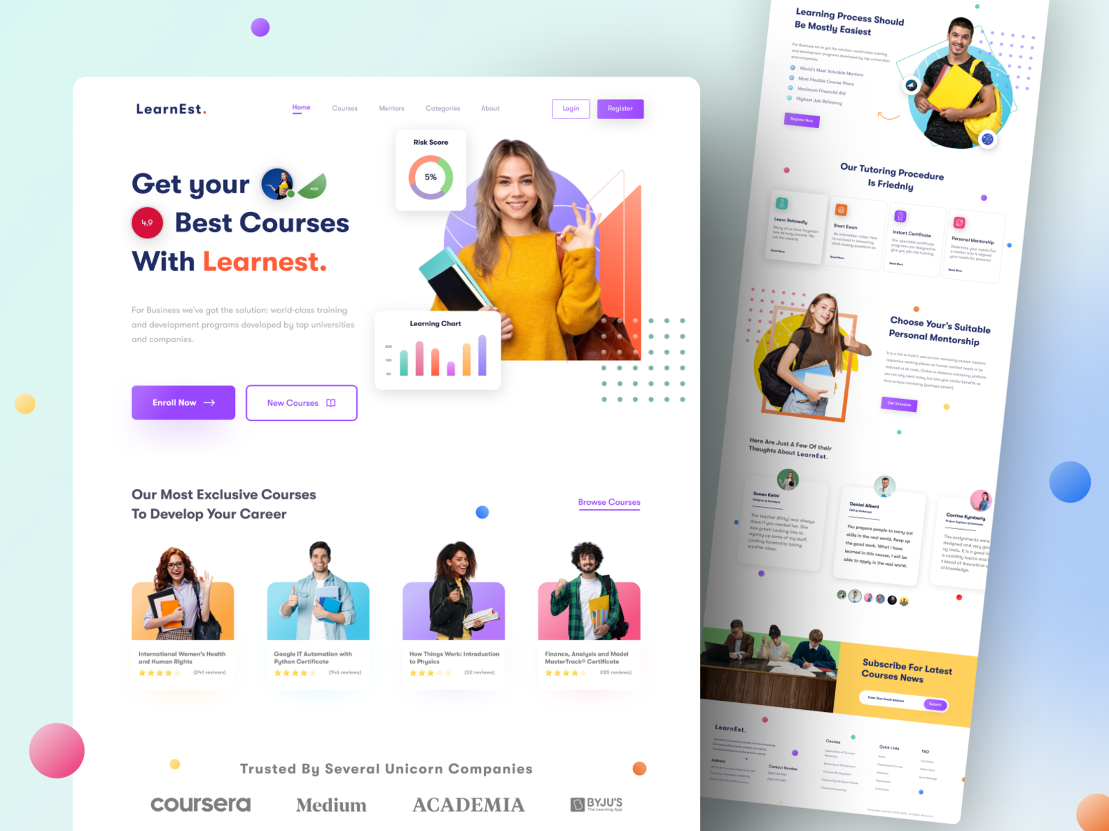 Dribbble - E Learning.png by Mehadi Hasan Shaon 🔥