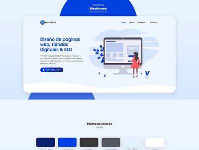 Venelance branding design graphic design illustration ui ux web design