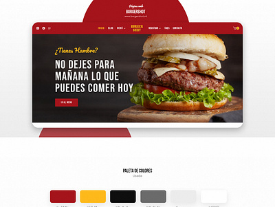 Burgershot branding design graphic design ui ux web design