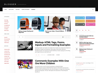 AcosminBlogger Free WordPress Theme