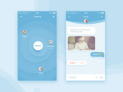 Messaging app chat message