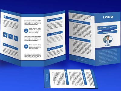 Corporate Trifold Brochure Design