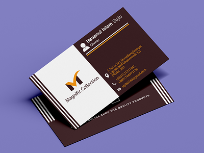 Magnific Business Card businesscard businesscarddesigners design graphicdesign graphicdesigners illustrator photoshop visitingcard visitingcarddesign visitingcarddesigners