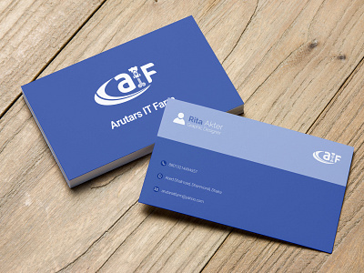 Designer Business Card Design design graphicdesign graphicdesigners illustration photoshop ritaakteerrita visitingcard visitingcarddesign