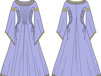 historical dress clothing design dress illustration