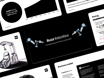 Buzz Robotics branding des design graphic design powerpoint ppt presentation