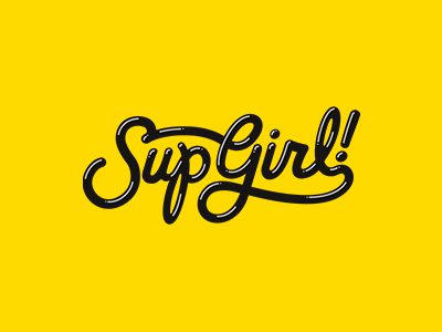 Sup Girl! girl logo sup