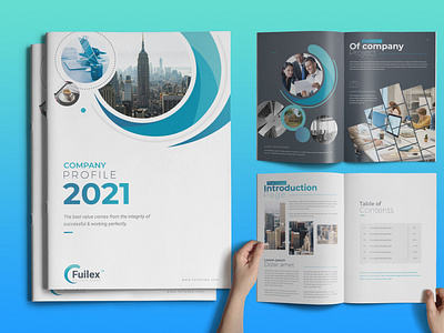 Company profile brochure design