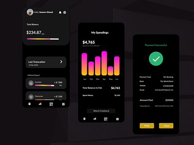 UI/UX Mobile Wallet