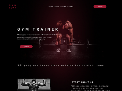 Gym Town Web UI