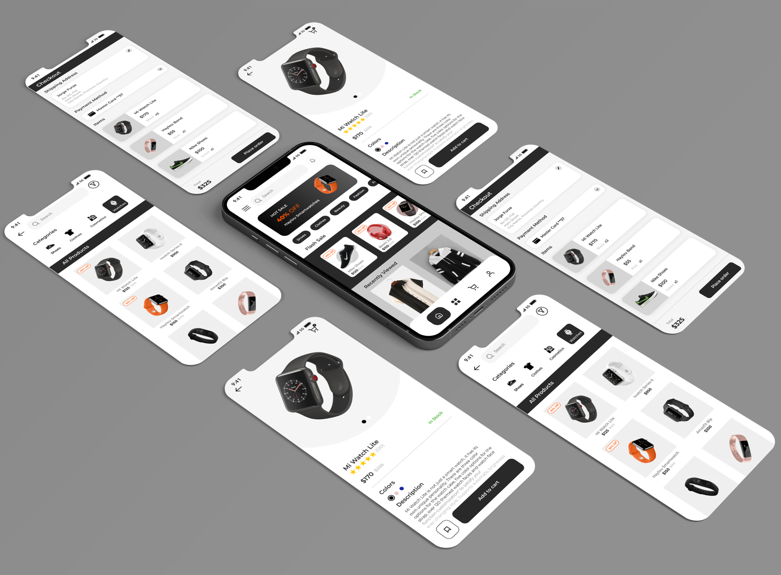 E-commerce Mobile App Design by Shiraz Riaz on Dribbble