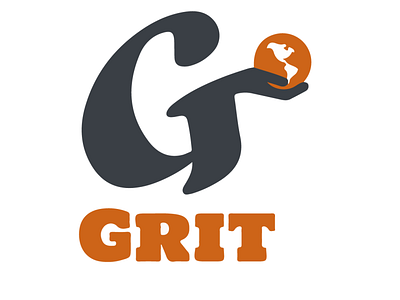 Grit Logo branding design illustration logo typography