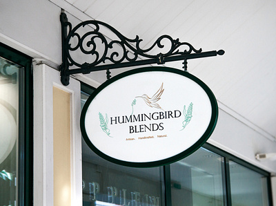 REDESIGN for Hummingbird Blends. design graphic design identity logo rebranding
