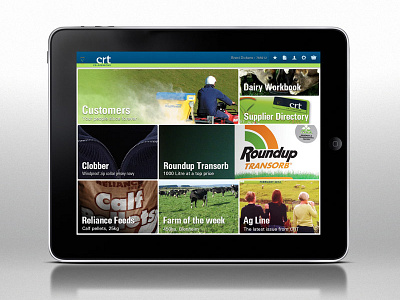 CRT - Concept design interaction design mobile tablet ux
