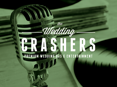 Wedding Crashers - Logo Concept brand logo logo design