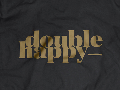 Double Happy / logo on T-shirt logo