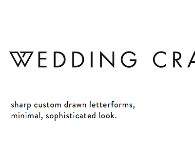 Wedding Crasher logo update brand logo design
