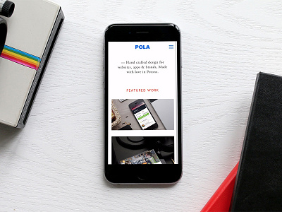 Pola Design design studio mobile first responsive web design