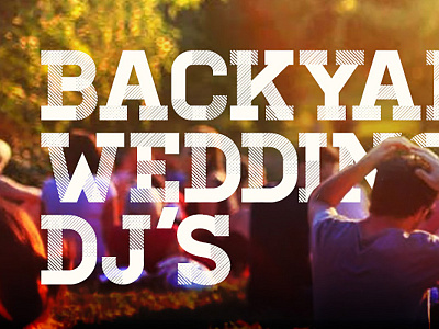 Backyard Wedding Dj's brand logo