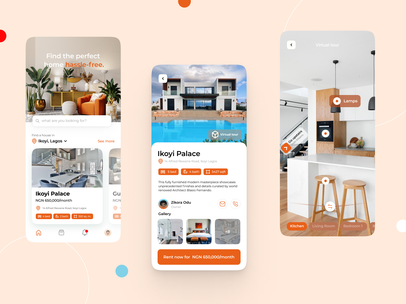 Apartment Rent App By Chinwendu Agbaetuo On Dribbble   Home Rent App 4x 