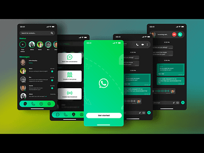 whatsapp redesign mobile app design ui design ux design