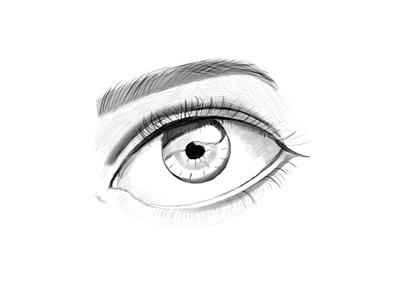 Eye Sketch digital drawing drawing sketch