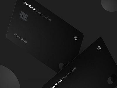 Monobank Credit Card bank black branding indentity monobank ui